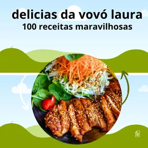 Imagem de capa para o Ebook Ebook delicias da vovó Laura