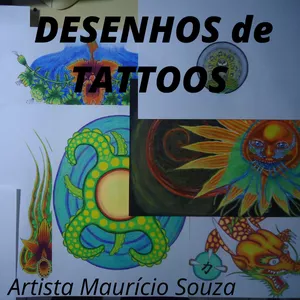 Imagem de capa para o Curso online Desenhos Artísticos Personalizados de Tatuagens