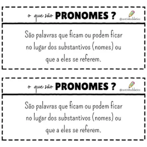 Imagem de capa para o Ebook Atividade - Pronomes Pessoais