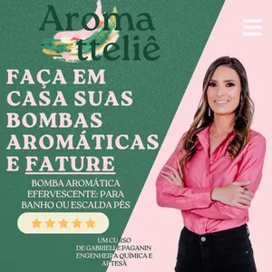 Imagem de capa para o Ebook FATURE COM BOMBAS AROMÁTICAS EFERVESCENTES FEITAS EM SUA CASA