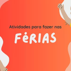 Imagem de capa para o Ebook Férias longe das Telas