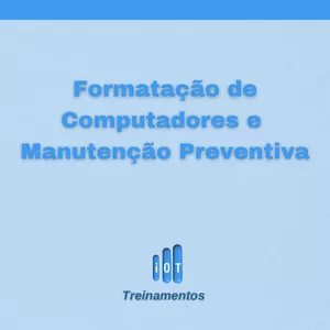 Imagem de capa para o Curso online FORMATAÇÃO DE COMPUTADORES E NOTEBOOKS