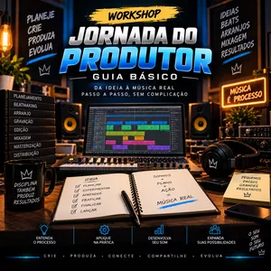 Imagem do curso Jornada do Produtor da Fabrica de artistas - Guia Básico para iniciar sua jornada do fundamento ao profissionalismo