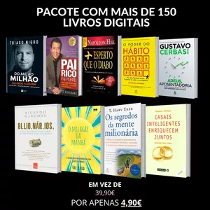 Imagem de capa para o Ebook Pacote +150 Livros Digitais