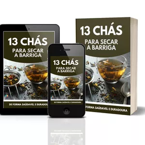 Imagem de capa para o Ebook 13 Chás para Secar a Barriga