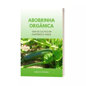 Imagem de capa para o Ebook Abobrinha Orgânica