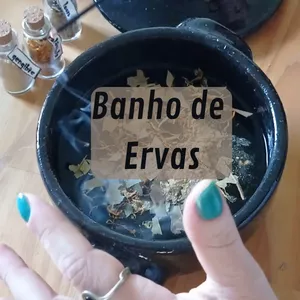 Imagem de capa para o Ebook Banho de ervas