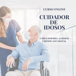 Imagem de capa para o Curso online Curso de Cuidador de Pessoas - On-line 