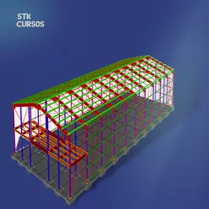 Curso Galpão Industrial  - Modelagem e Detalhamento