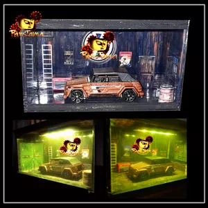 Imagen de portada para Ebook Diorama Garaje Rustico Para 1 carro escala 1:64