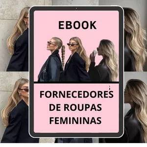 Imagem de capa para o Ebook Fornecedores de Roupas femininas 