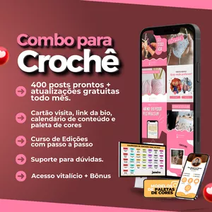 Imagem de capa para o Curso online Combo para Crochê