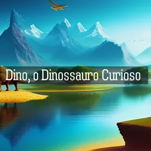 Imagem de capa para o Ebook Dino, o Dinossauro Curioso