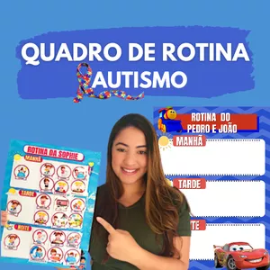 Imagem de capa para o Ebook QUADRO DE ROTINA POCOYO MENINO + 19 CARDS | autismo