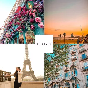 Imagem de capa para o Curso online Presets Europa by Fe Alves