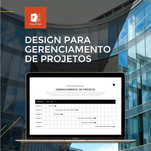 Imagem de capa para o Curso online PowerPoint Executivo - Aula 05 | Desing para Gerenciamento de Projetos