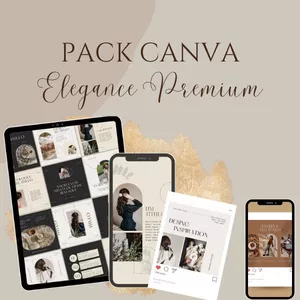 Imagem do curso Pack Canva Elegance Premium