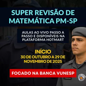 Imagem do curso SUPER REVISÃO DE MATEMÁTICA PM-SP