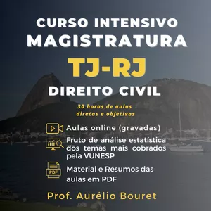 Imagem do curso Curso Intensivo - Direito Civil - Magistratura TJRJ
