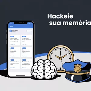 Imagem de capa para o Ebook Pacote de Flashcards ANKI - Concurseiros Área Policial e Jurídica - 2025