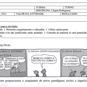 Imagem de capa para o Curso online Simulado/ENEM - Língua Portuguesa (20 questões)