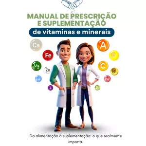 Imagem de capa para o Ebook Manual de Prescrição e Suplementação de Vitaminas e Minerais