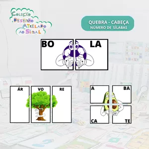 Imagem de capa para o Ebook QUEBRA-CABEÇA 2, 3 e 4 SÍLABAS