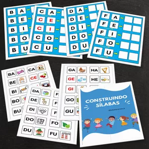 Imagem de capa para o Ebook CONSTRUINDO SÍLABAS