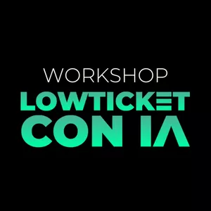 Imagen de portada para Evento online lowticket con ia