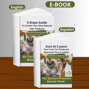 Cover image for Ebook 5-Step Guide to Create Your Own Natural Hair Products for Hair Loss and Growth