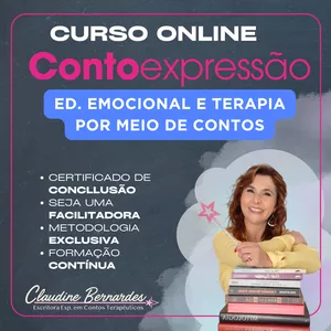 Imagem de capa para o Curso online CONTOEXPRESSÃO: Educação Emocional e Terapia por Meio de Contos 