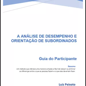 Imagem de capa para o Curso online ADOS Análise de Desempenho e Orientação de Subordinados