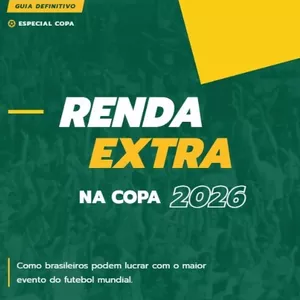 Imagem do curso RENDA EXTRA NA COPA 2026 - como lucrar neste grande evento mundial  E-book