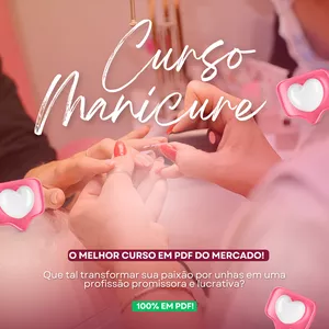 Imagem de capa para o Ebook Curso Manicure e Pedicure - Rápido e Completo!