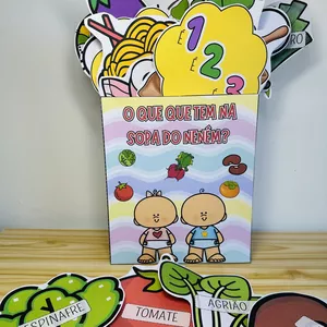 Imagem de capa para o Ebook Sacola Musical “O que que tem na sopa do neném?”