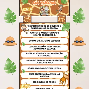 Imagem de capa para o Ebook COMBINADOS DA TURMA - SAFARI