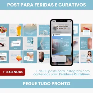 Imagem de PACK PARA FERIDAS E CURATIVOS criado por Creative Packs Arts na hotmart