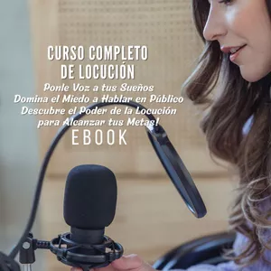Imagen de portada para Ebook eBook Curso Completo de Locución