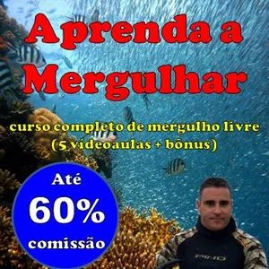 Imagem de capa para o Curso online Aprenda a Mergulhar. (Curso de Mergulho Livre Completo)