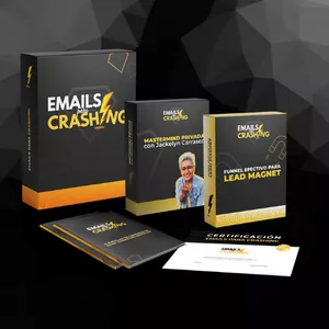 Imagen de portada para Curso online EMAILS PARA CRASHING - (Descubre cómo implementar Email Marketing Efectivo en tu Estrategia de Crashing & Evergreen y vender 5 Productos a 1 Solo cliente)