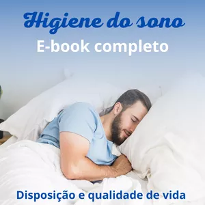 Imagem de capa para o Ebook Higiene do Sono