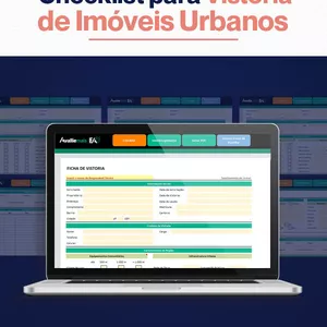 Imagem de capa para o Ebook [Planilha 1] Checklist para Vistoria de Imóveis Urbanos