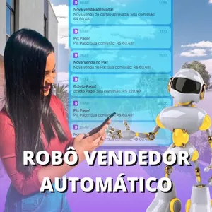Imagem de capa para o Curso online ROBÔ VENDEDOR AUTOMÁTICO