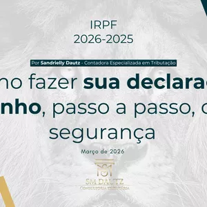 Imagem do curso IRPF 2026 NA PRÁTICA - Como fazer sua declaração sozinho, passo a passo, com segurança