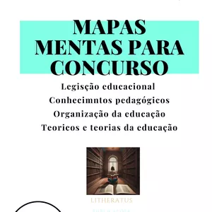 Imagem de capa para o Ebook MAPAS MENTAIS PARA CONCURSO
