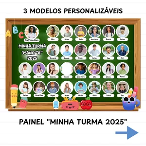 Imagem de capa para o Ebook Painel de Fotos Turma 2025