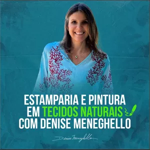 Imagem de capa para o Curso online CURSO ESTAMPARIA E PINTURA EM TECIDOS NATURAIS