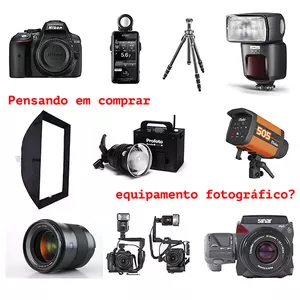Imagem de capa para o Curso online Comprando Equipamento Fotográfico