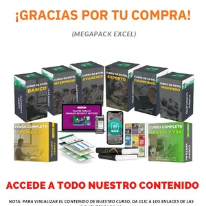 Imagen de portada para Ebook Mega pack de Excel