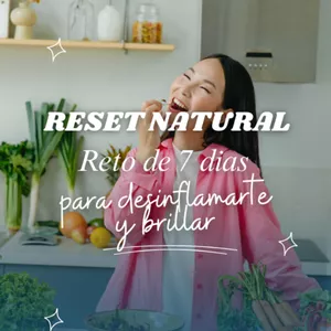 Imagen de portada para Curso online Reset Natural, Reto de 7 dias para desinflamarte.